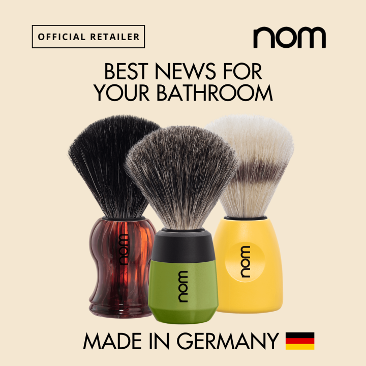 Nom Shaving Brushes Collection Made In Germany Finest Quality