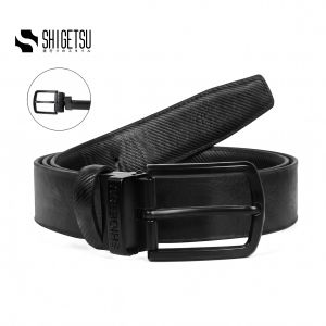 Shigetsu TAMANO Reversible Leather Belt for Men Original Automatic Buckle Belt Adjustable Office Wear