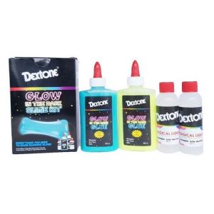 DEXTONE Mainan Slime / Dextone Slime Kit Glow IN THE DARK -  BLUE