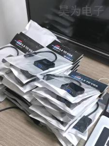 Cross-Border usb Turn vga Converter Wired Screen Projector Computer Adapter HD Screen Mirroring Device External Graphics Card Expansion