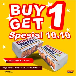 [ BELI 1 GRATIS 1 ]Cemilan 20pcs Camilan Kue Kering Juara Snack Serba 5000 Grosir Makanan Ringan Garut Burayot Simadu