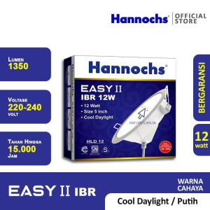 Lampu Led Plafon Hannochs Downlight Easy II 12 Watt IBR Cahaya Putih