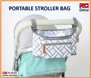 RC-Global Stroller Pram travel bag / Carrying Bag / Organizer / Pouch Bag Hanging Bag / Diapers Carriage Storage Organizer