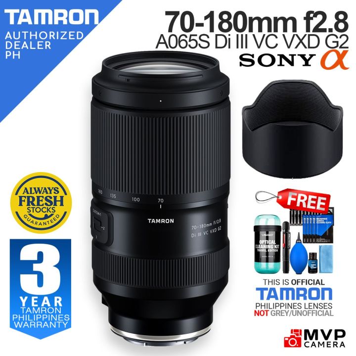 [3YR OFFICIAL] TAMRON 70-180mm f/2.8 Di III VC VXD G2 Lens Sony FE