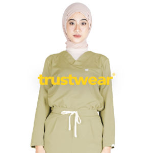 TRUSTWEAR - Javier Doctor’s Scrubs / Set Baju Celana Jaga OKA OK Perawat / Dokter Lengan Panjang Vol.1
