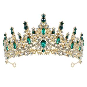 Thời trang vương miện đính kim cương cho phụ nữ trang phục hóa trang phụ kiện trang phục hairpieces thích hợp cho đám cưới và prom tổ chức sự kiện