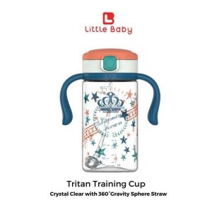 Little Baby Training Cup Tritan 320ml With 360 Gravity Straw / Tritan Sippy Cup 320ml