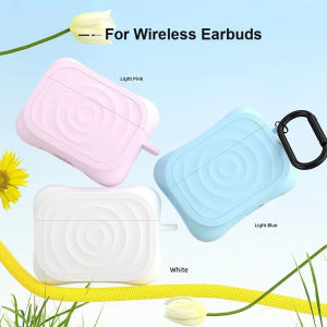 Beiziye Wave Texture Silicone Earphone Case For AirPods 5 4 Headphone Cover Protector
