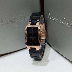 BISA COD - Jam Tangan Wanita AC 9345 Garansi Resmi 1 Tahun - Strap Rantai Stainless Steel