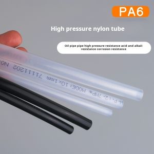 PA6 Nylon Tubing Oil Hose  High Pressure Clear 4mm 6mm 8mm  Air Line Machine Tool Pneumatic Hydraulic