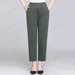 supercomfort Fashion Ladies Stretch Pants Waist Straight Casual Pants simple design