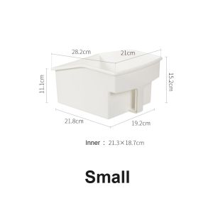 SHIMOYAMA Plastic Drawer Kitchen Sorting Storage Box with handle High Position Cabinets Pulley Box
