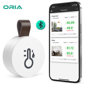 ORIA Wireless Hygrometer Thermometer Humidity Sensor Outdoor and Indoor Bluetooth Temperature Humidity Guage Meter