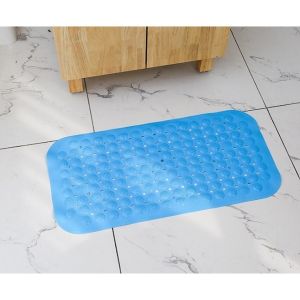 PVC Bath Mats Toilet Shower Pad Nonslip Doormat Grip Rubber Suction Mat 35*65cm Household Floor Mat