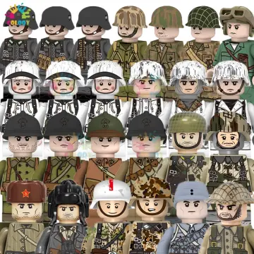 WW2 Military Army Building Blocks Soviet US UK France China Soldiers Mini Action Figures Bricks Toys For Kids Christmas Gifts Lazada