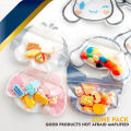 Plastik Ziplock Karakter Sanrio | Plastik Pouch Mini Aksesoris Permen | Ziplock Souvenir Motif Bentuk Kepala Sanrio Kuromi Hello Kitty Melody Cinnamoroll. 