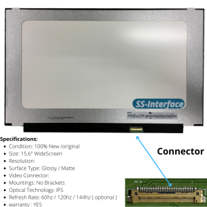 LCD HP Pavilion 15-dk2002TX 15-dk2100TX 15-dk0047TX 15-dk0049TX 15-dk0046TX 15-dk1514TX new