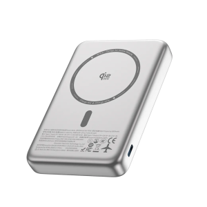 WiWU Mag Pro Qi2 Power Bank 10000mAh | 25W Qi2 Magnetic Wireless + 45W PD Fast Charge | Laptop-Ready USB-C | Built-in Kickstand | Wi-P090