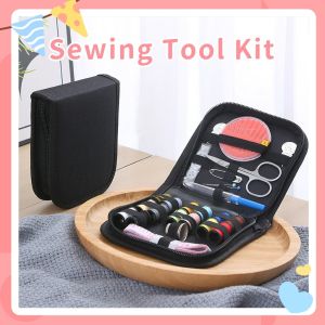 May Bộ Dụng Cụ DIY Đa Năng Hộp May Bộ Dây Kim Nút Threader Kéo Chân Thước Bộ Phụ Kiện Cho Tay Quilting Khâu Thêu BAUHO