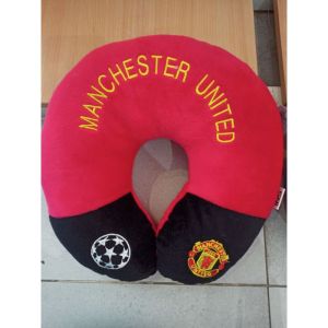 DREAMTOYS96 bantal leher motif bola headrest Arsenal Juventus mu manchester city barselona (Barca) chelsea bantal Leher anak remaja dewasa murah