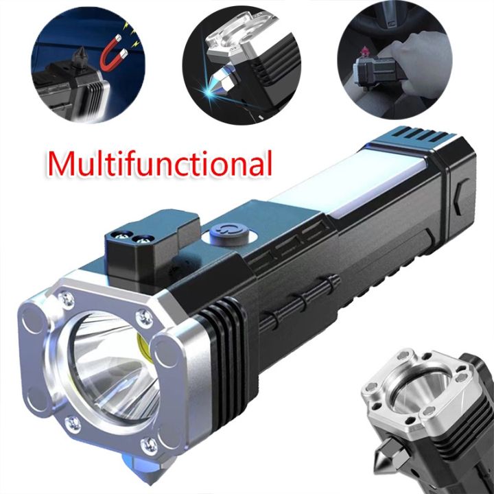 Multifunctional Flashlight Outdoor Camping Light Waterproof ...