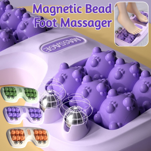 Magnetic Bead Foot Massage Roller Healthy Acupuncture Stress Relief Cat Claw 4-Roller Magnetic Foot Device 足部脚部脚底按摩器