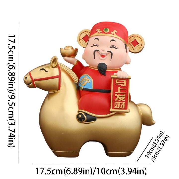 Nexus cny decorations 2026 新年装饰摆件2026 福禄寿 Lucky Treasure Horse ...