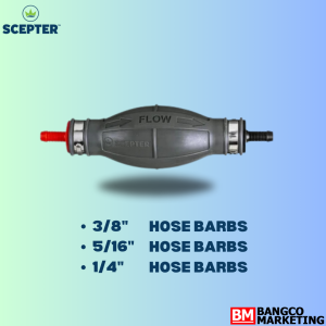 HDPE Primer Bulbs (3/8" 5/16" 1/4" Hose Barbs)
