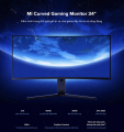 Màn Hình Cong Mi Redmi Curved Gaming Monitor 34 Inch 180 Hz 2K Chơi Game, Làm Việc Thoải Mái - Hàng Nhập Khảu. 