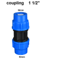 1"—2" PE compression accessories PE Compression Fittings factory wholesale complete PE water pipe fittings coupling. 