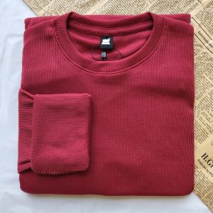 Kaos rib lengan panjang wanita - Kaos polos rib kaos basic tebal korean style