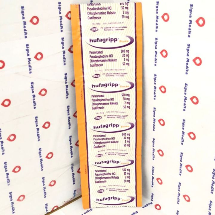 Hufagripp Forte Isi 10 Kaplet - Obat Batuk & Flu