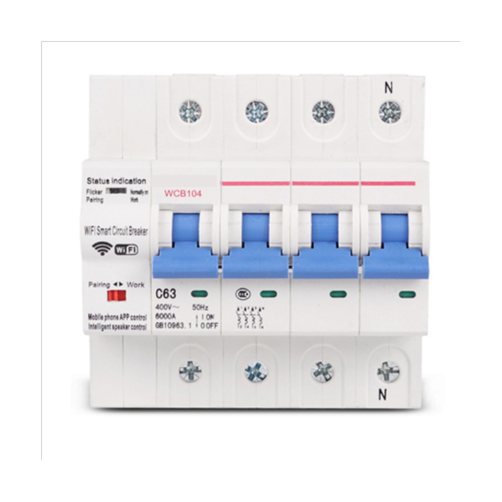 Three Phase Circuit Breaker Tuya Smart Wifi Circuit Breaker Industrial