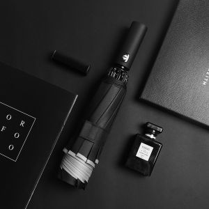 2022แฟชั่นแบบพกพา UV พับอัตโนมัติร่มฝนลมทนเดินทางอาทิตย์ร่มย้อนกลับร่ม