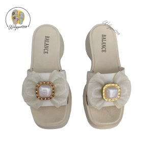 sendal karet wanita viral wedges motif pita jelly import berkualitas sendal lebaran wanita korea