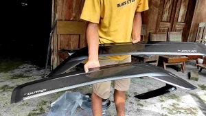 TALANG AIR TOYOTA DYNA/DUTRO MODEL GIGA CARBON ELASTIS ANTI PECAH