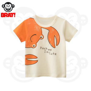 Kids T-Shirt for Boys and Girls | Animals Design | Premium Soft Cotton | 3-8 years old | BRAT! Kids Clothing Store