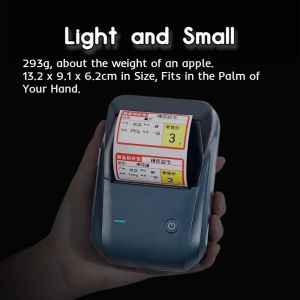 B1 Multi Language Mobile APP Portable Wireless Bluetooth Label Printer Sticker Maker Label Paper