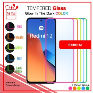 YITAI - Glow In The Dark Tempered Glass Xiaomi Redmi 12