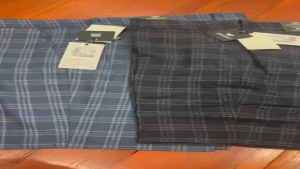 (Tag 795K) Quần short Âu Aristino ASO011S3 dáng suông vừa vải mềm co giãn hoạ tiết kẻ caro