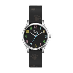 SNOOPY Original Childrens Minimalist Bella Cartoon Quartz Watch Silicone Cute Girl Childrens Student Relogio Femino