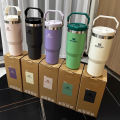 SELL Original Stanley 30oz/887ml STRAW CUP Tumbler with Straw Lids Stainless Steel Coffee Termos Cup Car Mugs Vacuum Cup Insulated. 