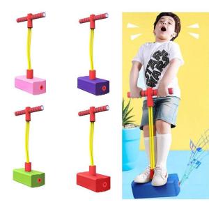 Childrens Toys Foam Pogo Stick Frog Jumper Indoor Outdoor Fun Sensory Toys Entertainment Kids Sports Fitness Games Birthday Gifts