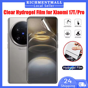 【🔥SG🔥】RICHMENTMALL Clear/Matte/Anti-Spy Privacy Hydrogel Screen Protector for Xiaomi 17T Pro Soft TPU Film