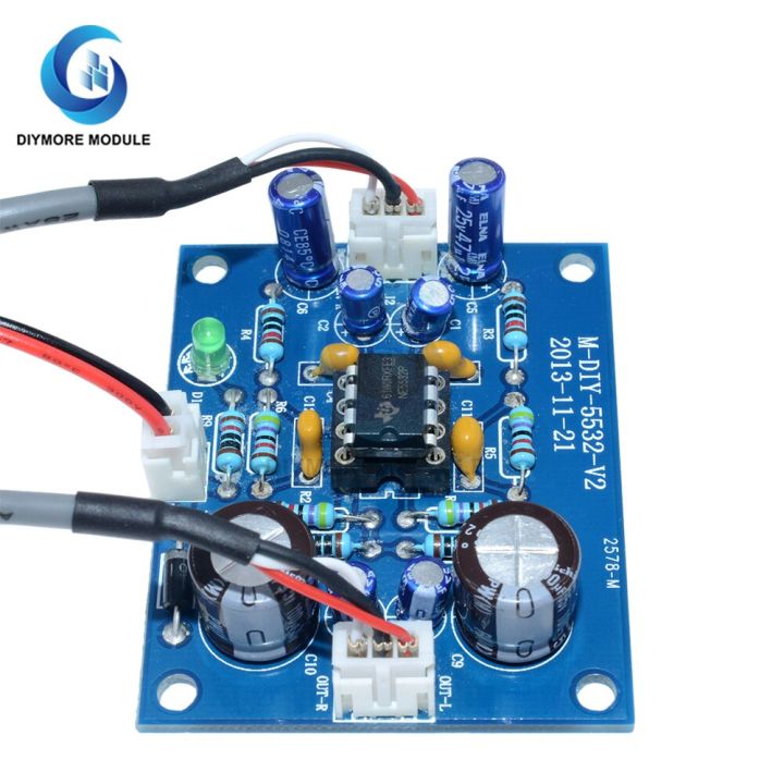 NE5532 OP-AMP Stereo Amplifier Board Audio HIFI Speaker Amplifier