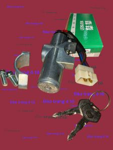 ổ khóa điện JK350E2 CÓ DÂY khoá điện xe ô tô cửu long xe ben xe thùng loại có dây