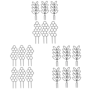 6PCS nhựa nhỏ trellis cho Leo nhà trong nhà hỗ trợ trellis cho vườn chậu hỗ trợ