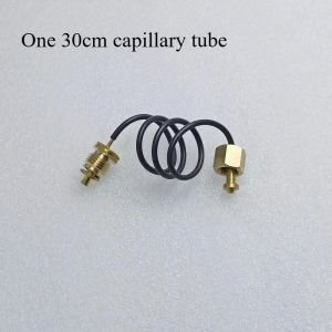 Kirilgu For Coffee Machine Pressure Gauge Capillary Tube G1/4 Turns G1/8 Internal and External Threads 2 Male Heads 1 Female Head R7Q2P