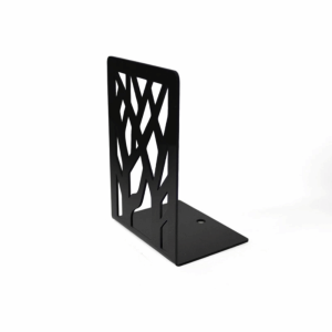 NO4 PANDA Space-saving Acrylic Book Display Stand Durable Stationery Transparent Black Bookshelf Book Support Stoppers Decorative Acrylic Bookends for Office