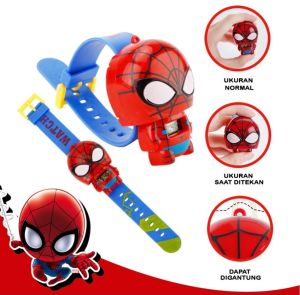 Jam Tangan Fashion Anak Karakter Super Hero Kartun Jam Fashion Kids Watch Digital